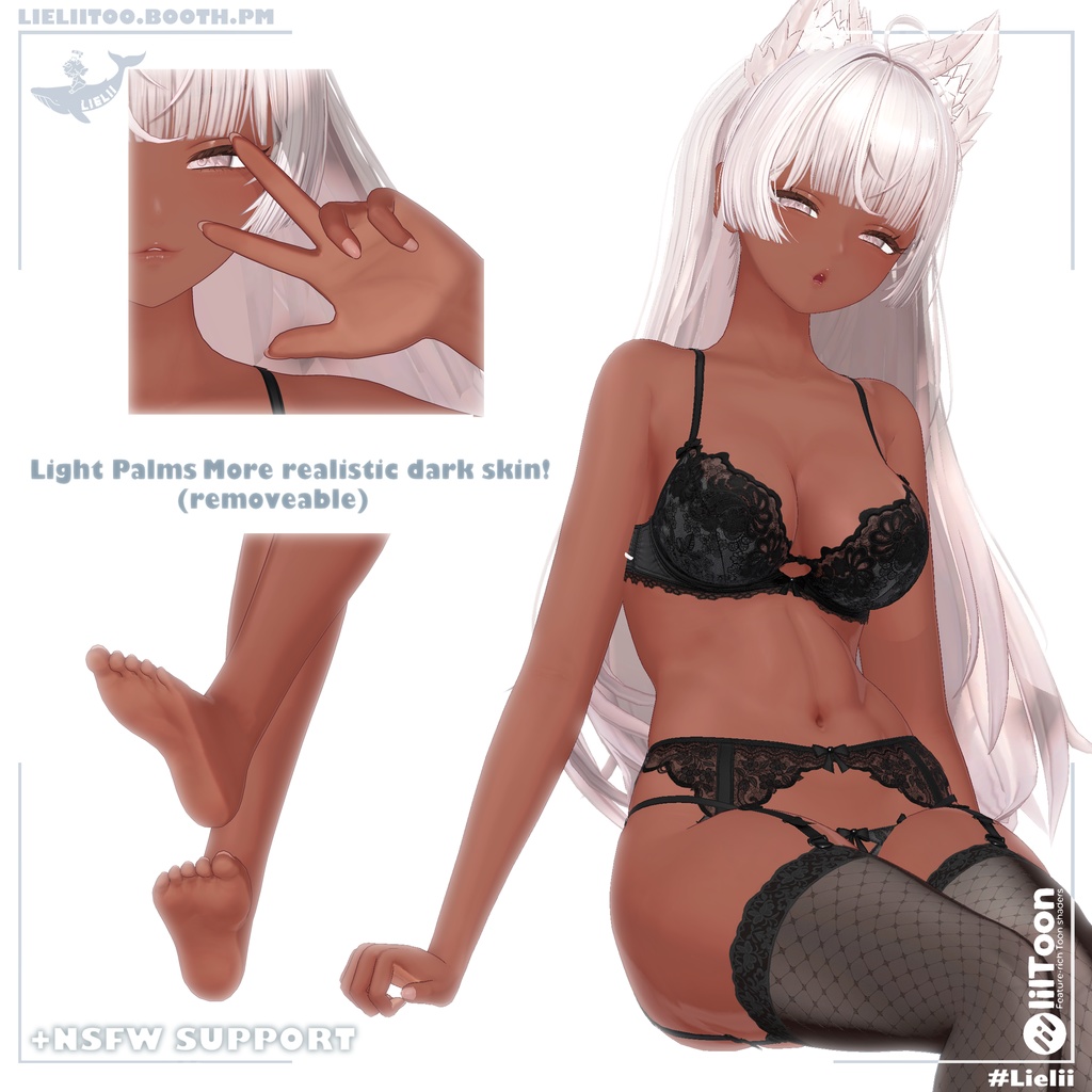 『ルミナ - LUMINA 』 ~ Natural Skin 肌の質感 + Tanlines 日焼け跡