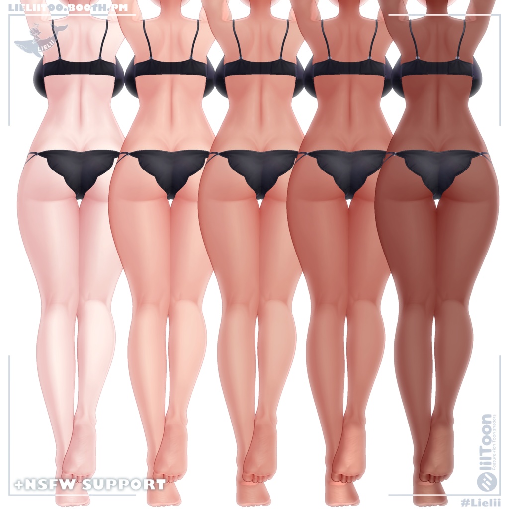 『Airi 愛莉』 ~ Natural Skin 肌の質感 + Tanlines 日焼け跡 V1.1