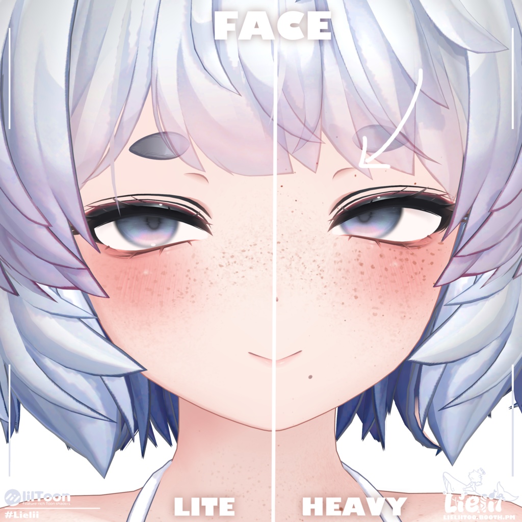 【Kumaly クマリ】 FULLBODY FRECKLES! 全身にそばかす