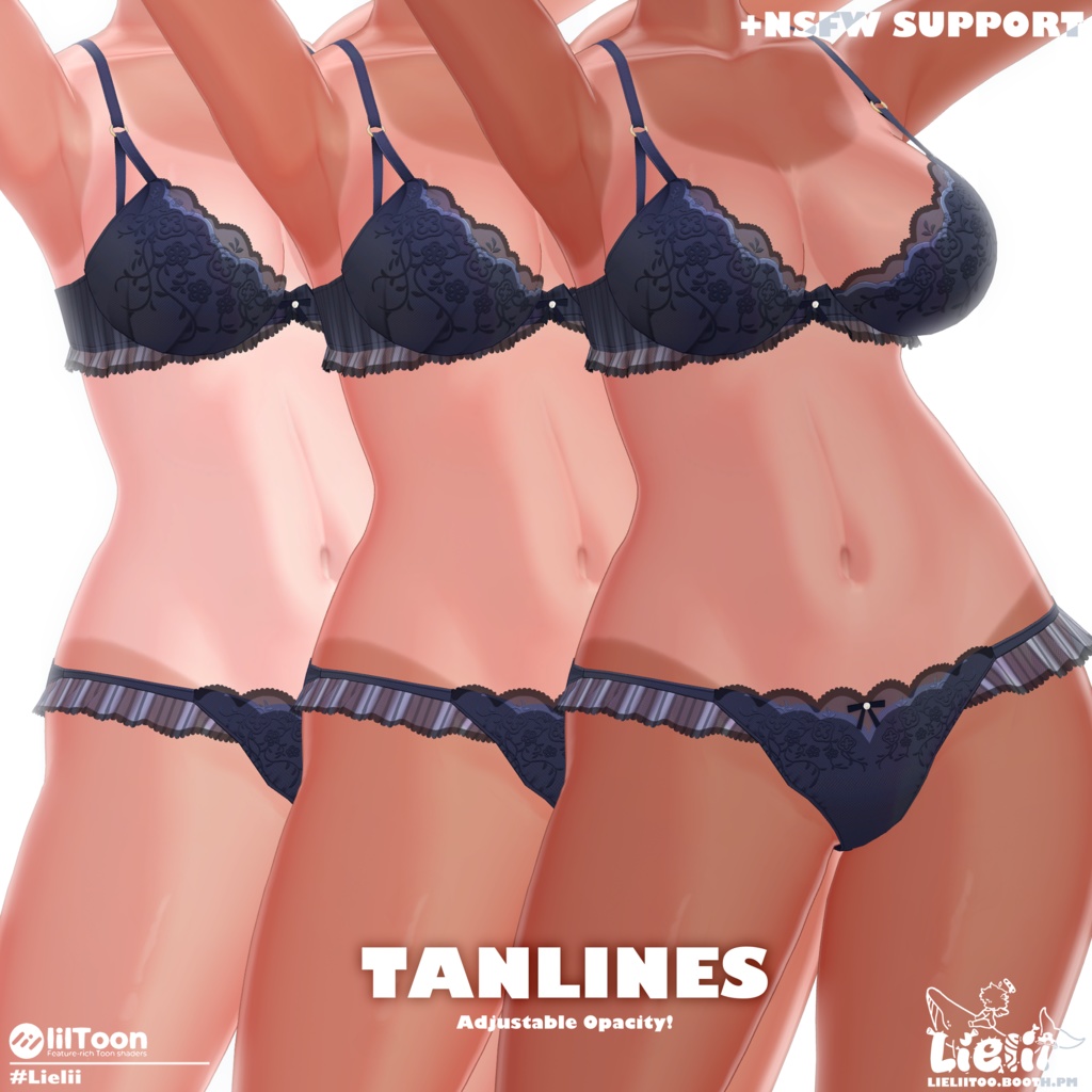 【Ramune ラムネ】 Skintones 肌の色 + Tanlines 日焼け跡 + Aesthetic hue