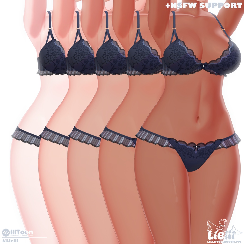 【Ramune ラムネ】 Skintones 肌の色 + Tanlines 日焼け跡 + Aesthetic hue