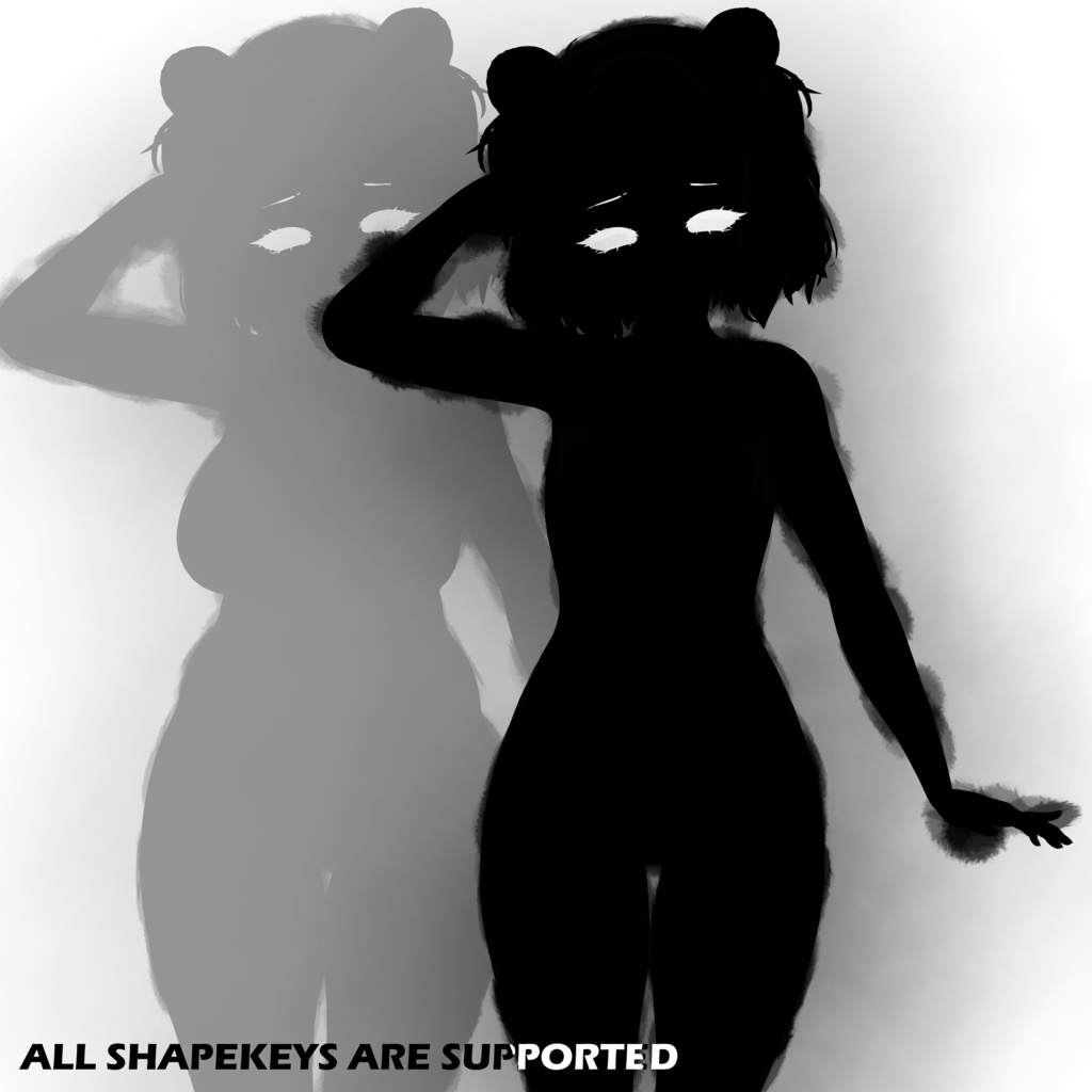 【Kumaly クマリ】👤 Shadow Entity 🖤 影の存在 【+Animation】