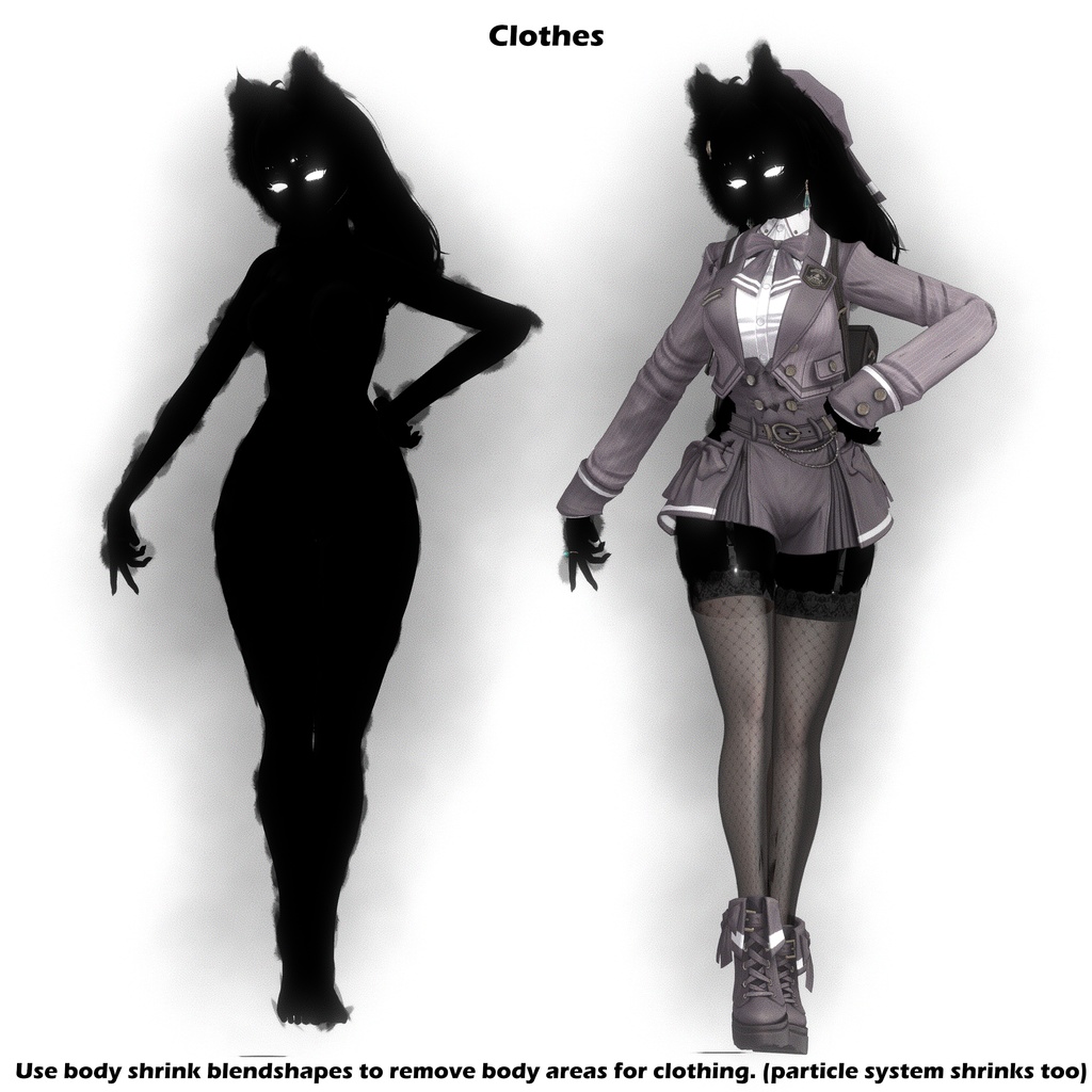 【ルミナLUMINA】👤 Shadow Entity 🖤 影の存在 【+Animation】