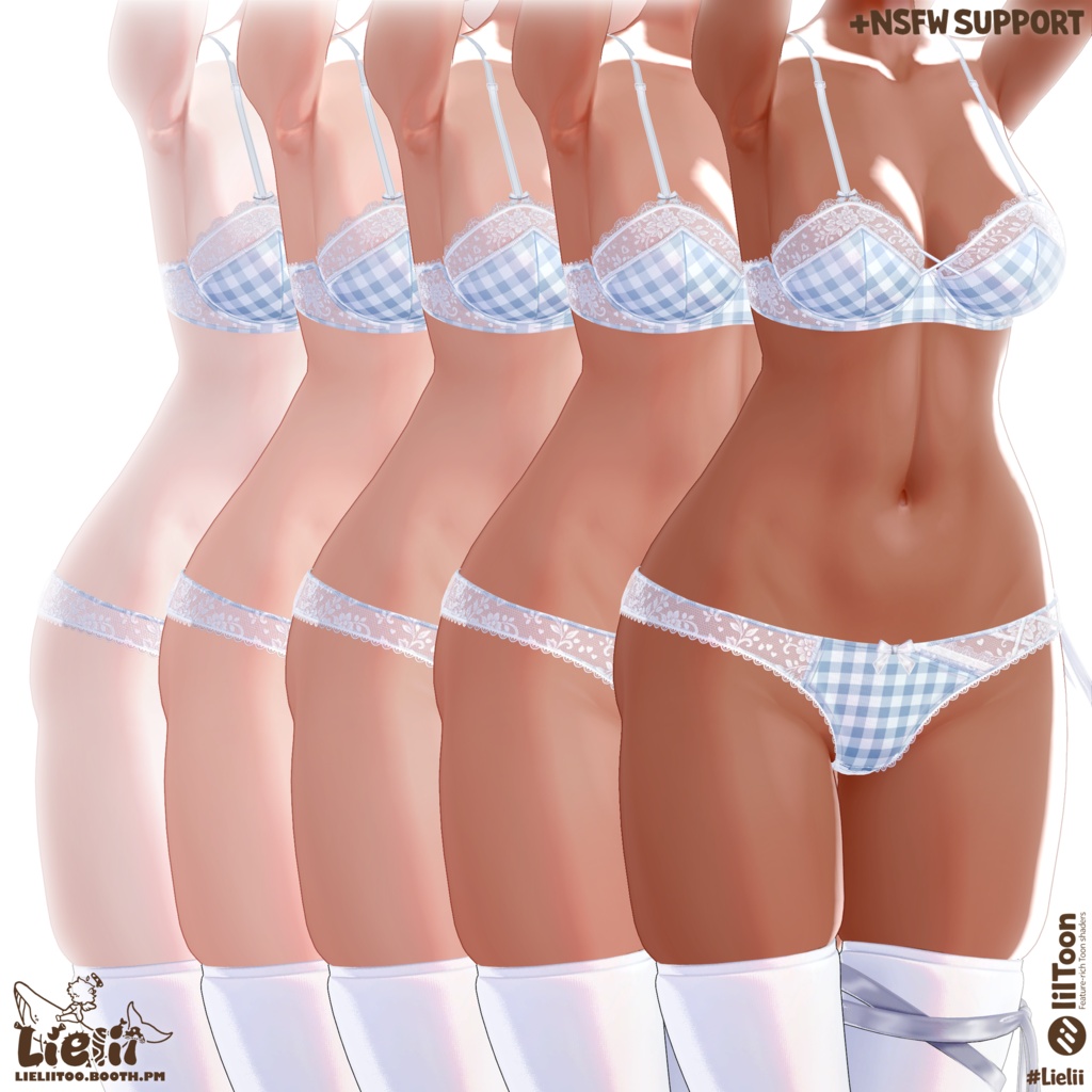 【Mayo まよ】 Skintones 肌の色 + Tanlines 日焼け跡 + Aesthetic hue