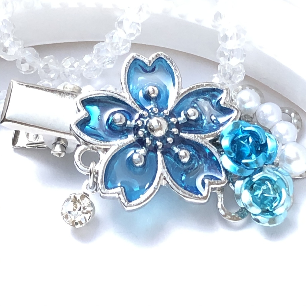 【全9色】恋い焦がれた桜のヘアクリップ