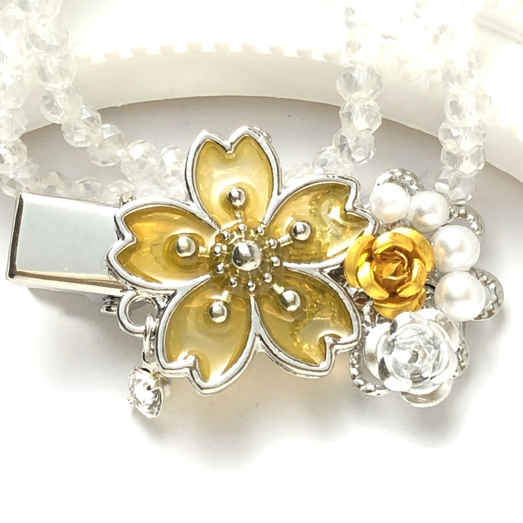 【全9色】恋い焦がれた桜のヘアクリップ