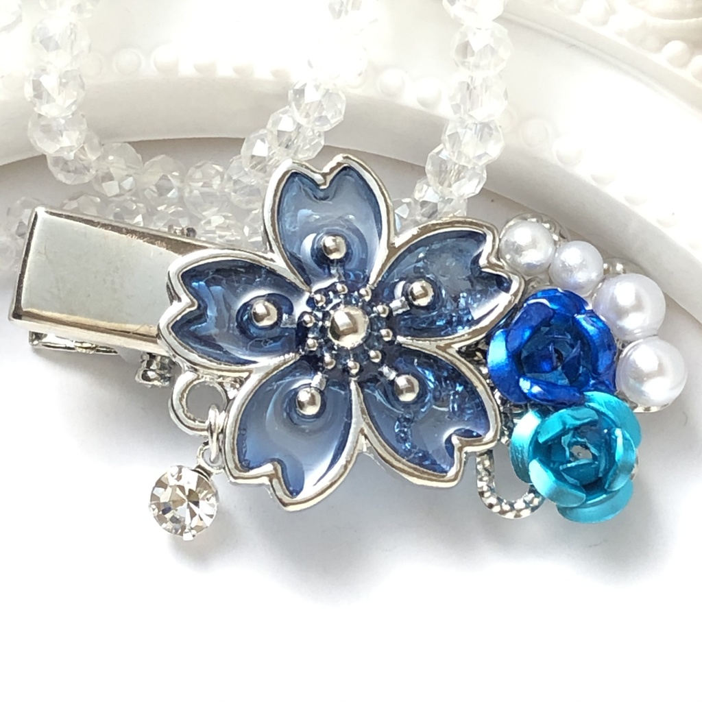 【全9色】恋い焦がれた桜のヘアクリップ