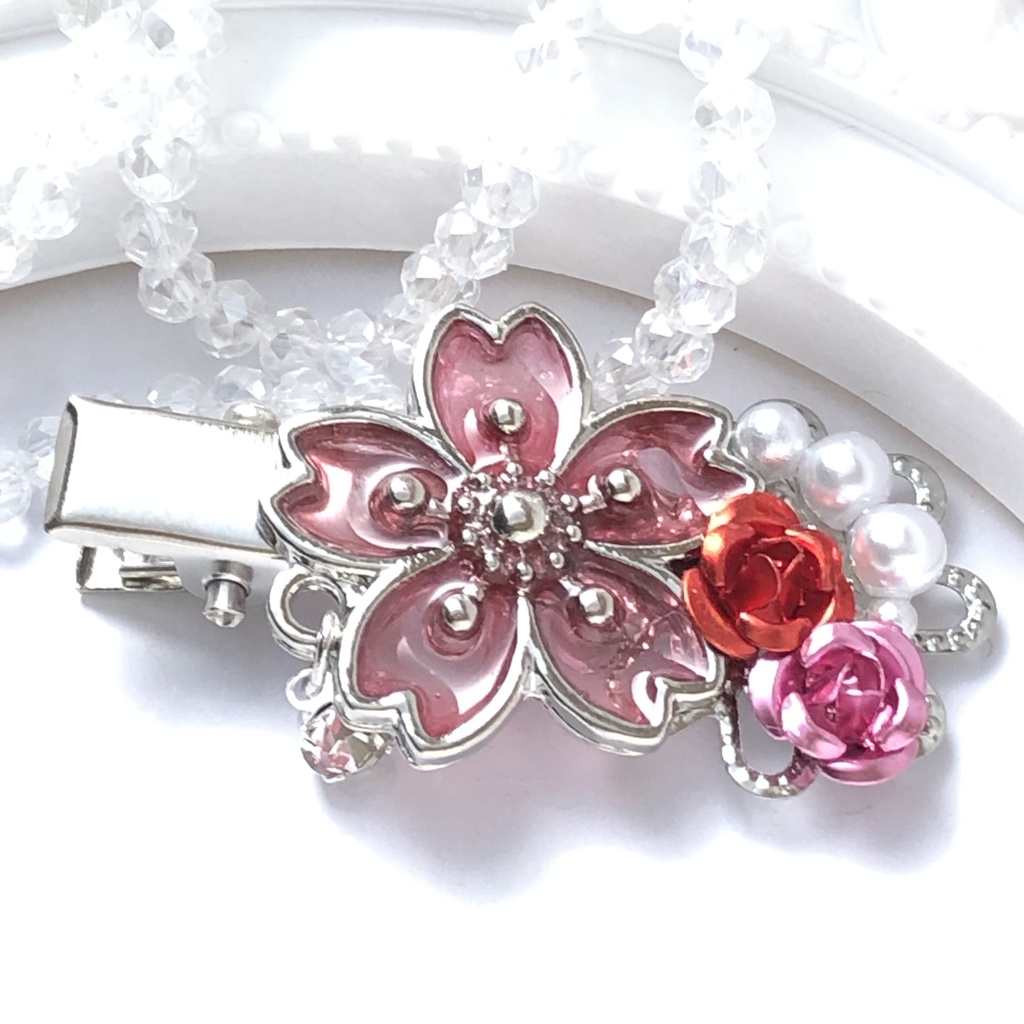 【全9色】恋い焦がれた桜のヘアクリップ