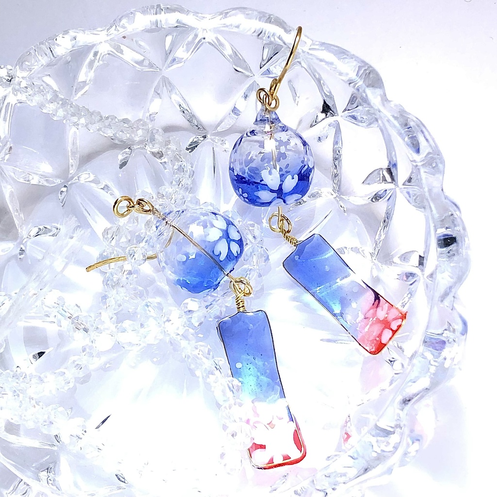【ゲゲゲの謎】血桜の風鈴ピアス