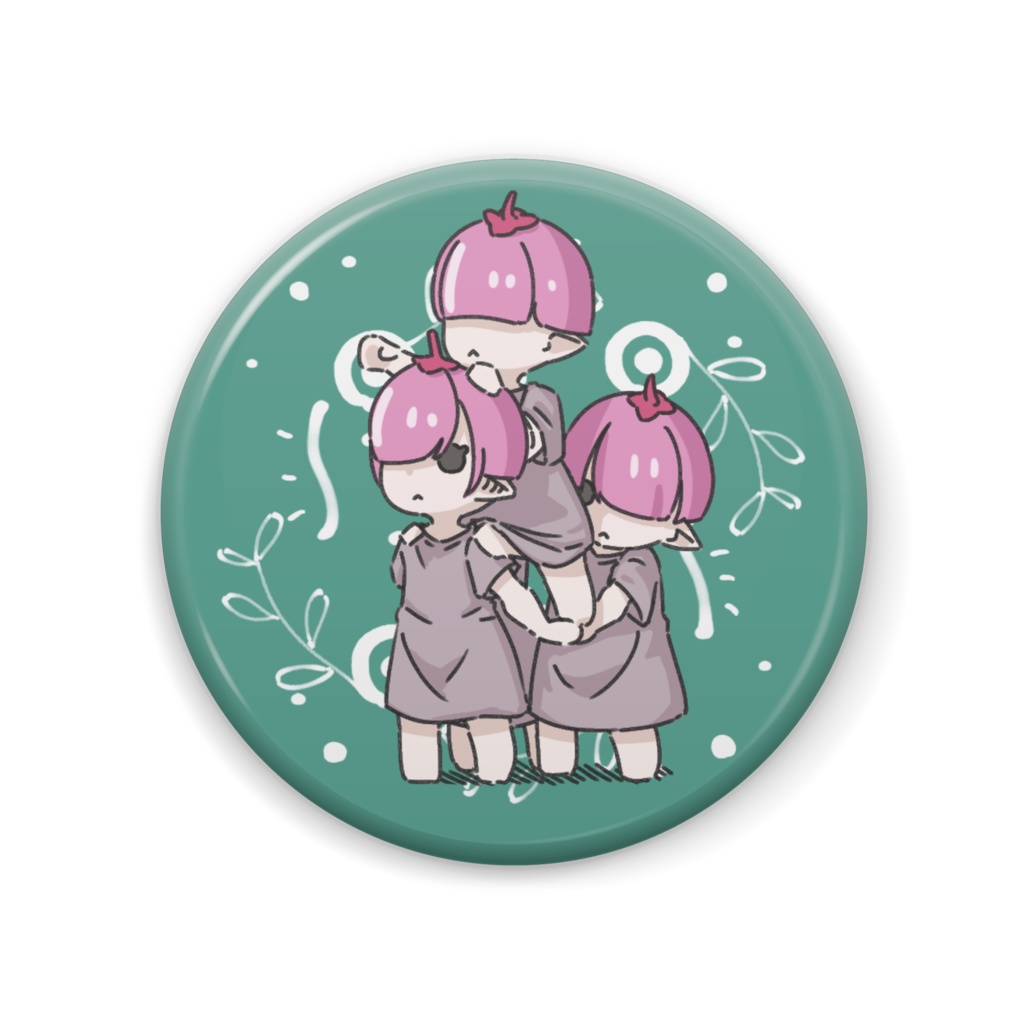 缶バッジ57mm - ジャノメエリカ01