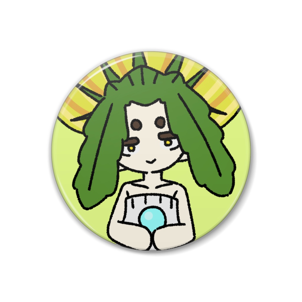 缶バッジ38mm - タンポポ01