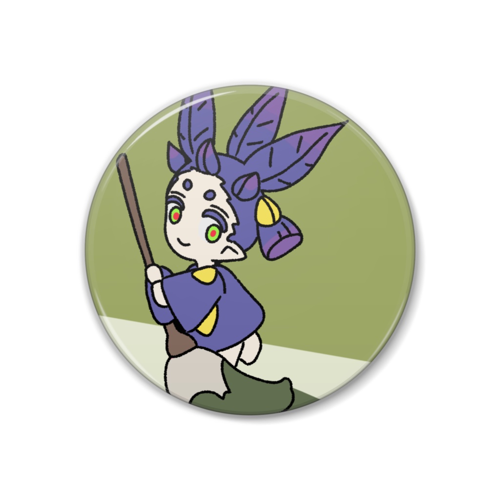 缶バッジ38mm - アヤメ01