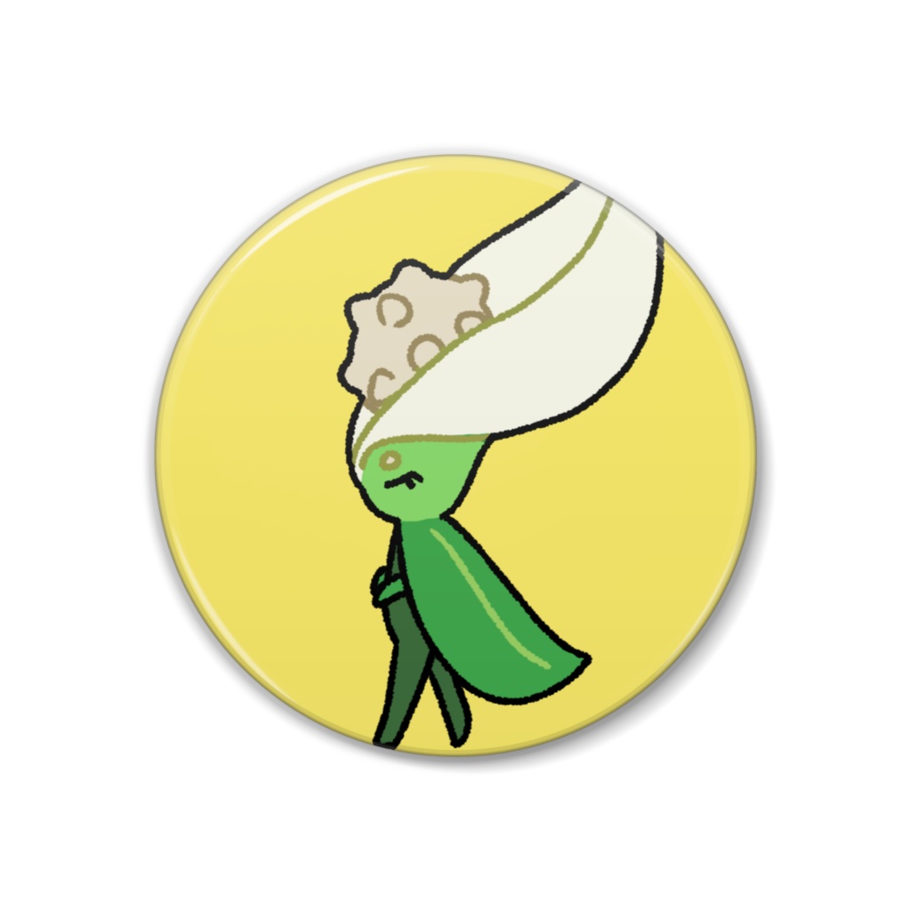 缶バッジ３８ｍｍ - スパティフィラム０１