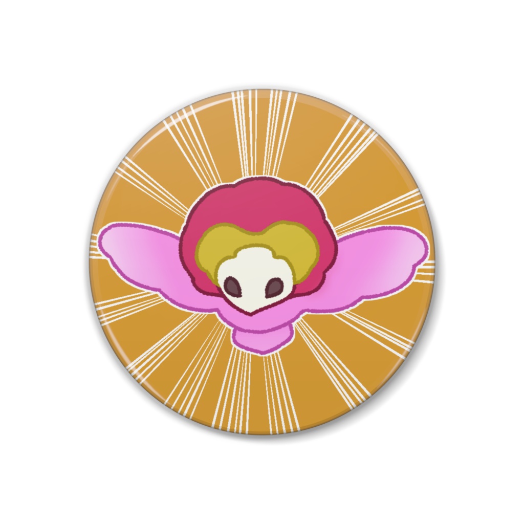 缶バッジ３８ｍｍ - カトレア０１