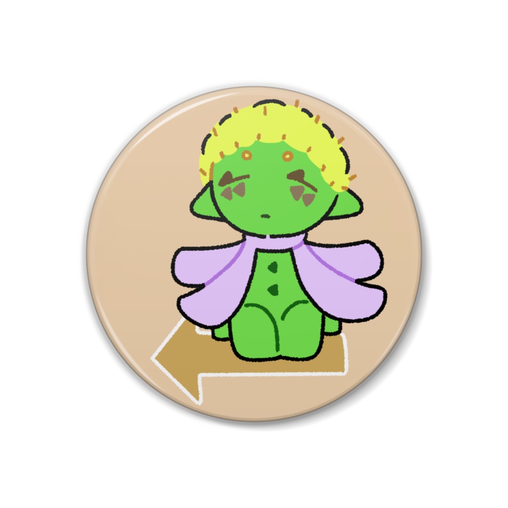 缶バッジ３８ｍｍ - シオン０１