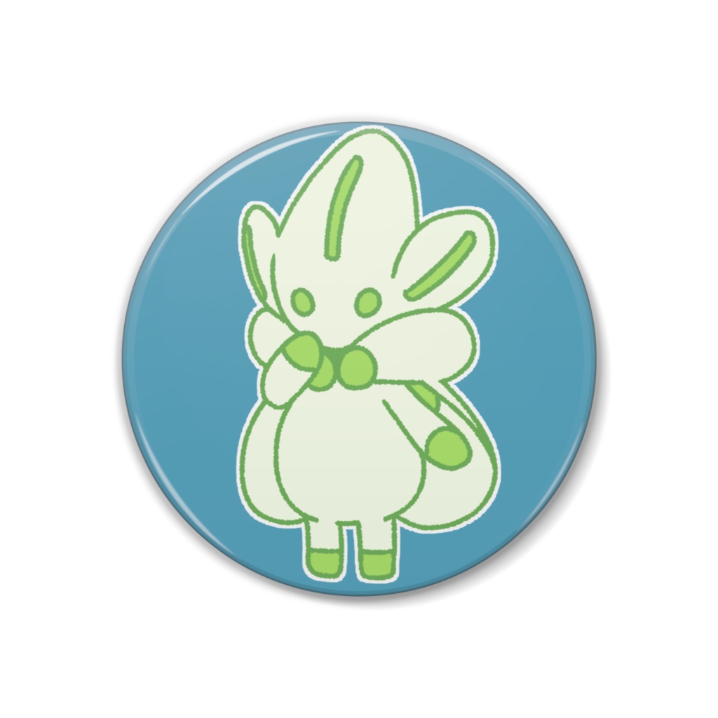 缶バッジ３８ｍｍ - ハツユキソウ