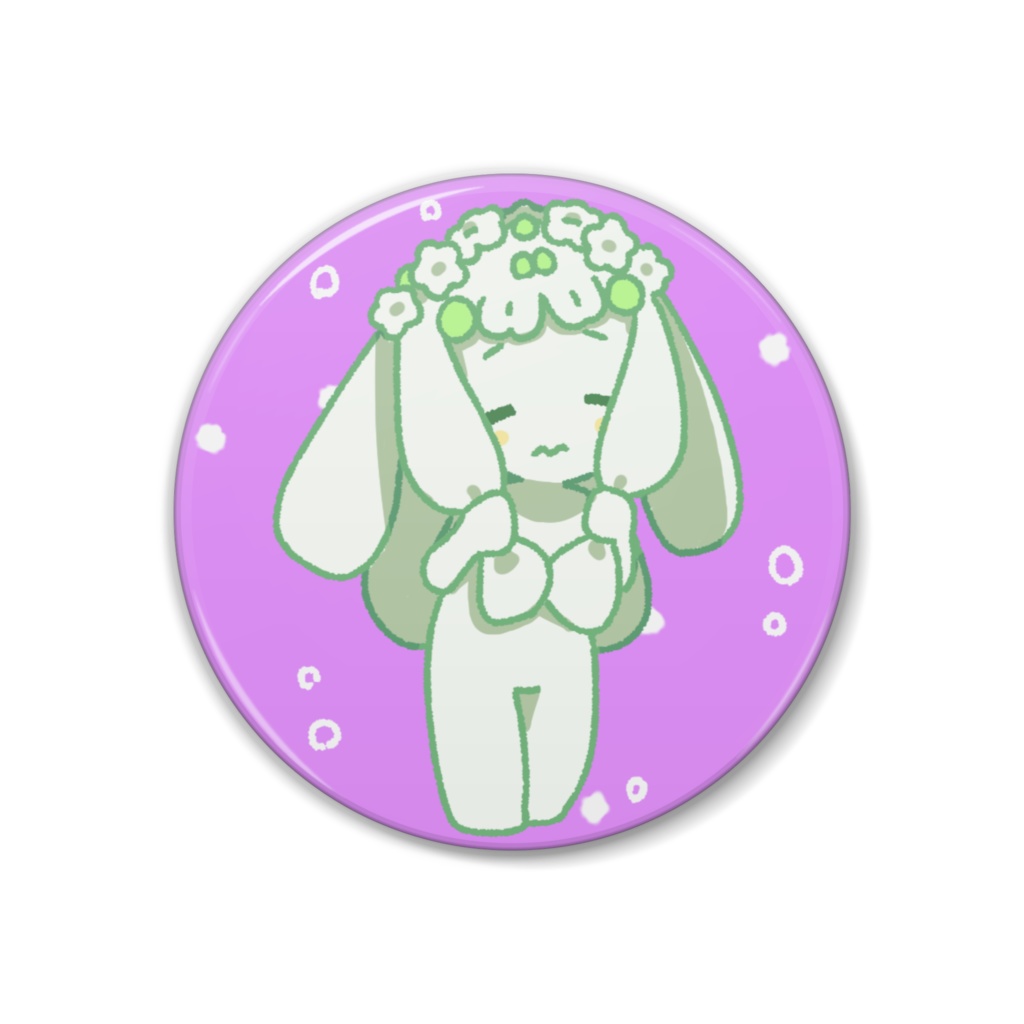 缶バッジ38mm - コリアンダー