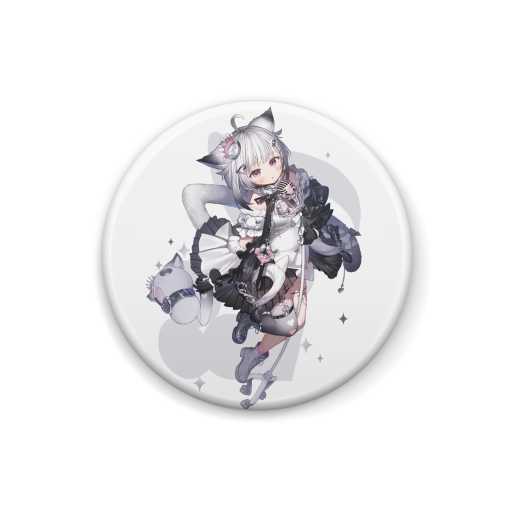YUKI 丸形缶バッジ 立ち絵