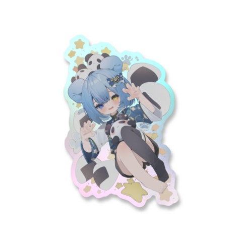 【熊猫るき生誕祭2025】君といつも一緒キラキラステッカー