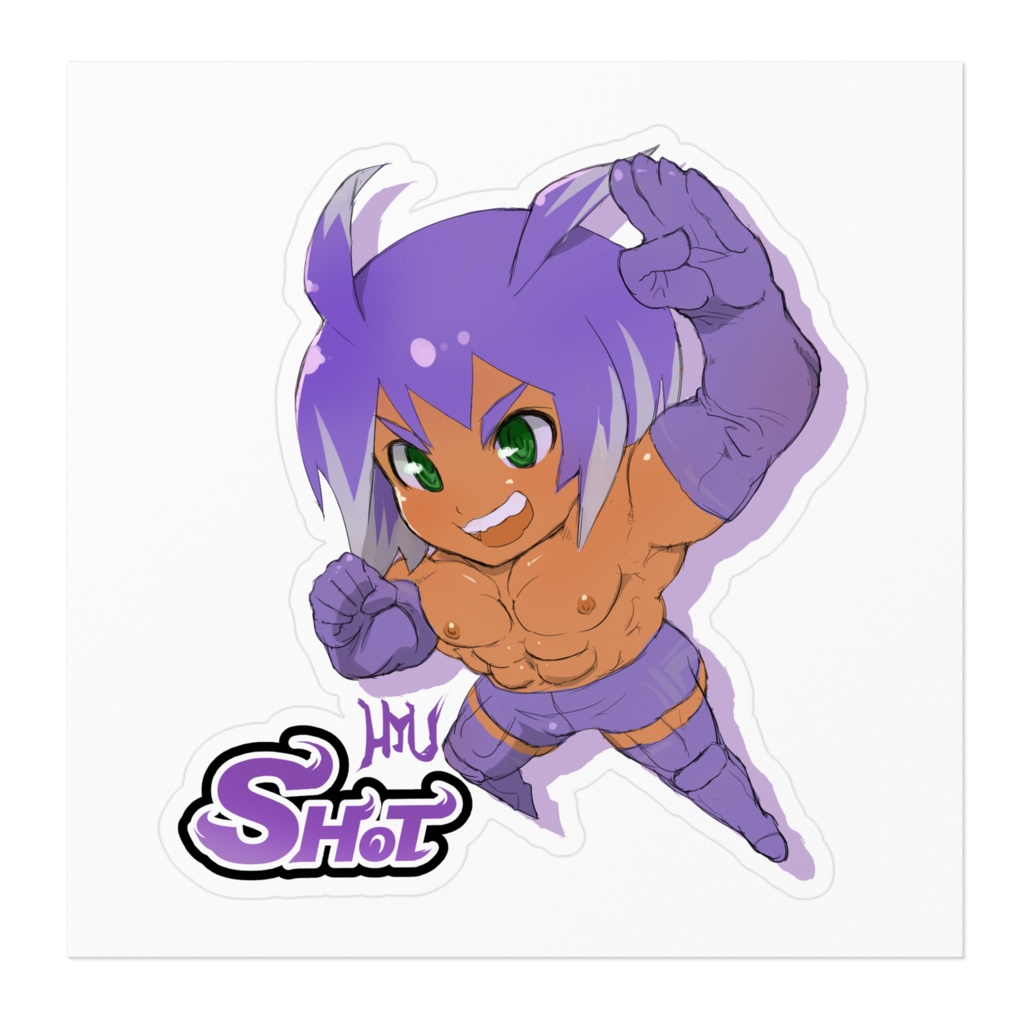 SHOTプロレス_01 ひゅう ステッカー