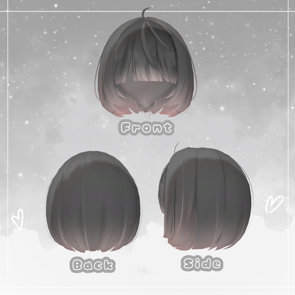 sale!~ふわふわボブ~/huwahuwabob【5アバター対応】