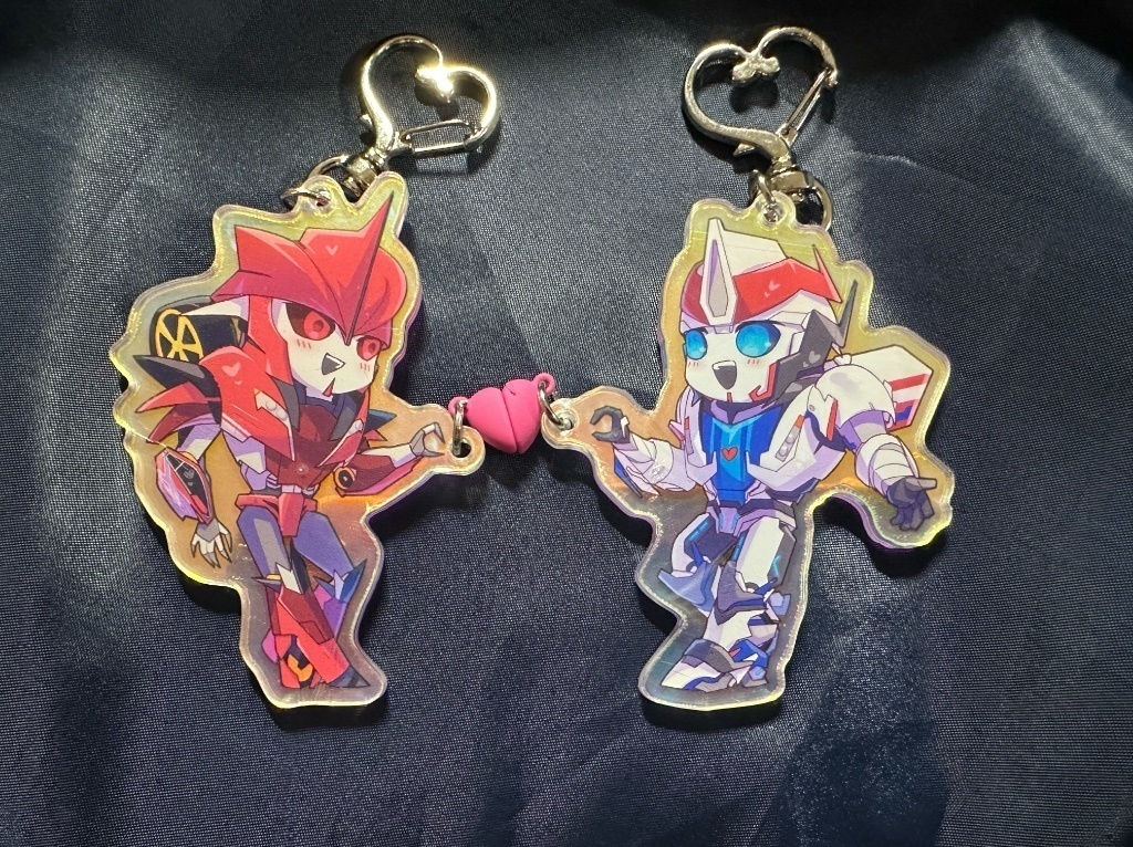 ノクスモ ハートマグネットペアアクキー