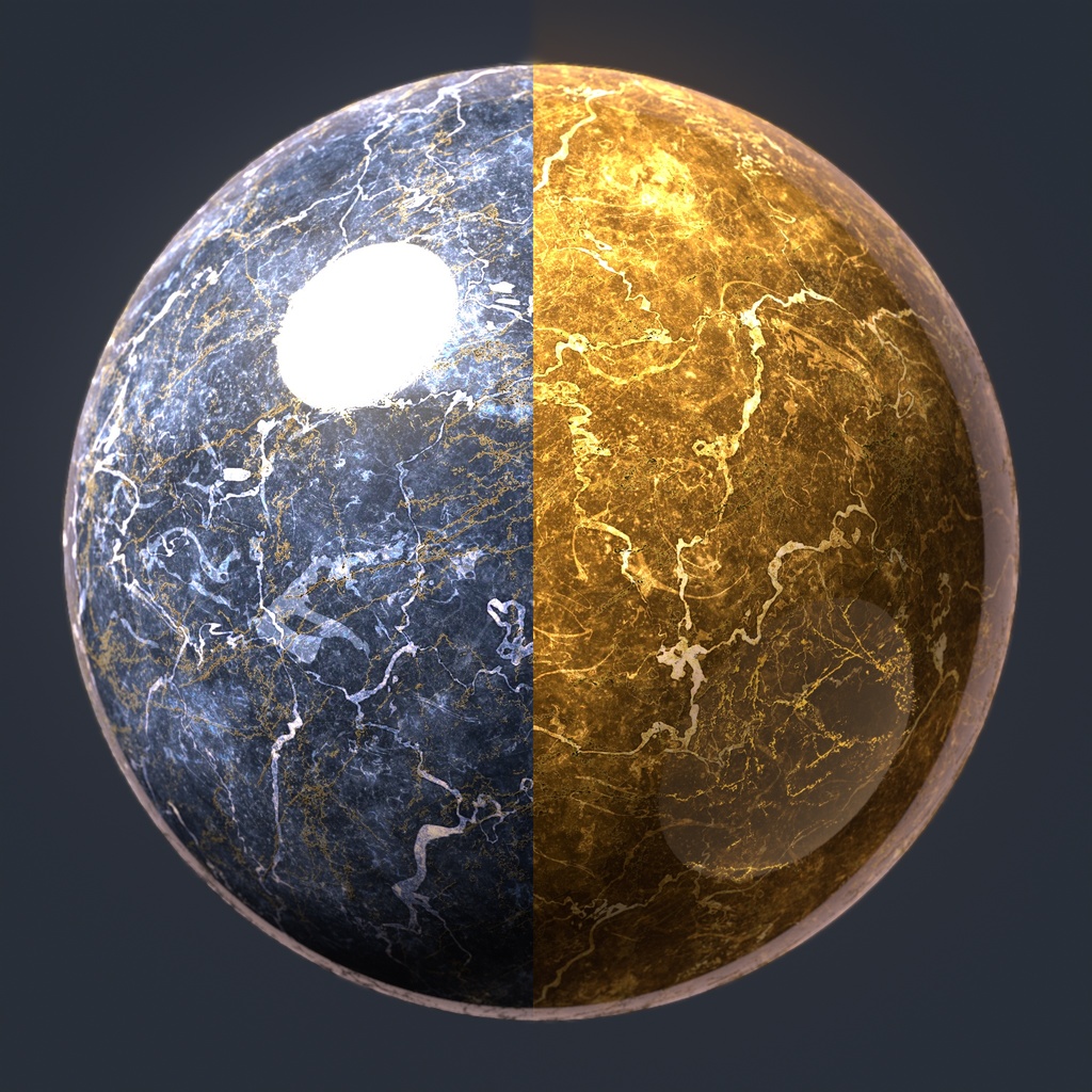 大理石のテクスチャ7種類パック