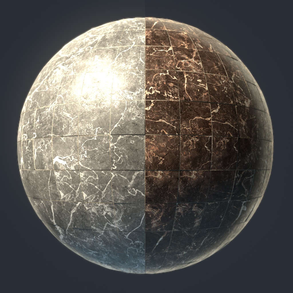 大理石のテクスチャ7種類パック