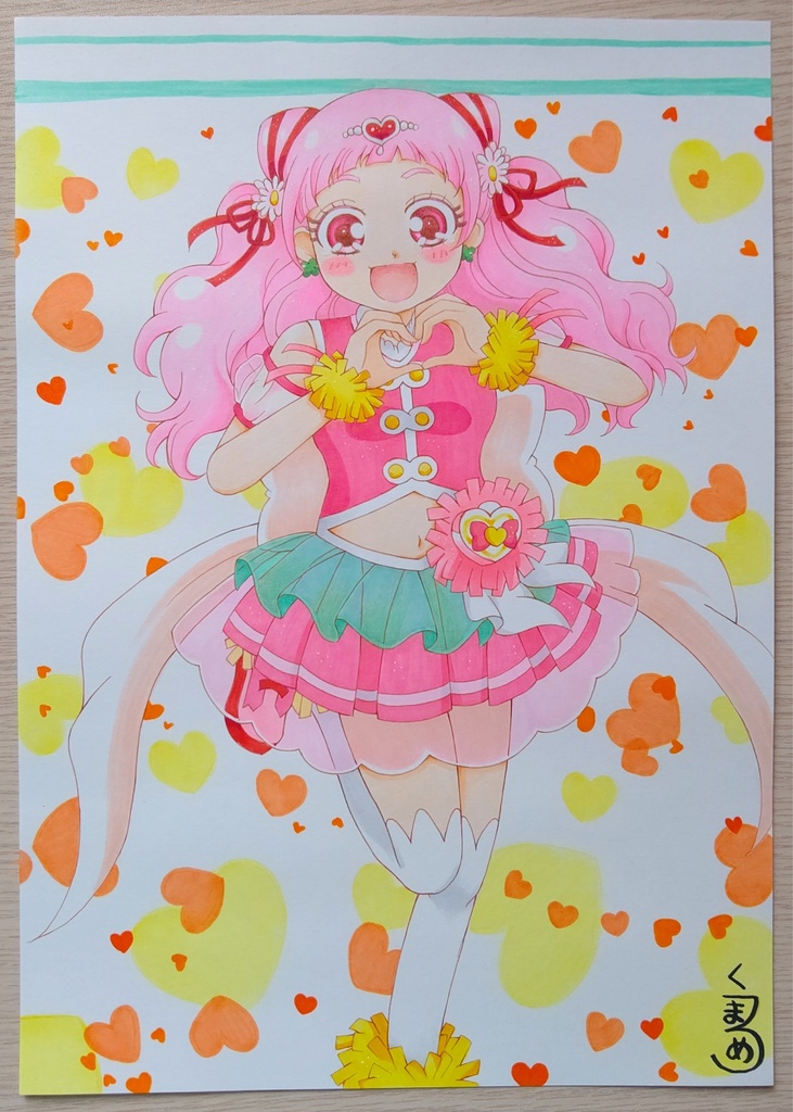 キュアエール コピック原画 くろまめのお絵かき Booth キュアエール コピック原画 くろまめのお絵かき Booth