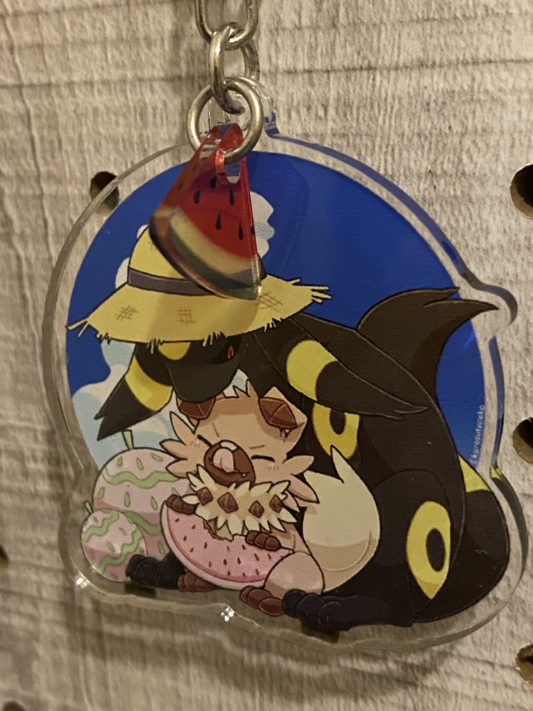 ブラッキーおじさんとクソガキイワンコアクリルキーホルダー