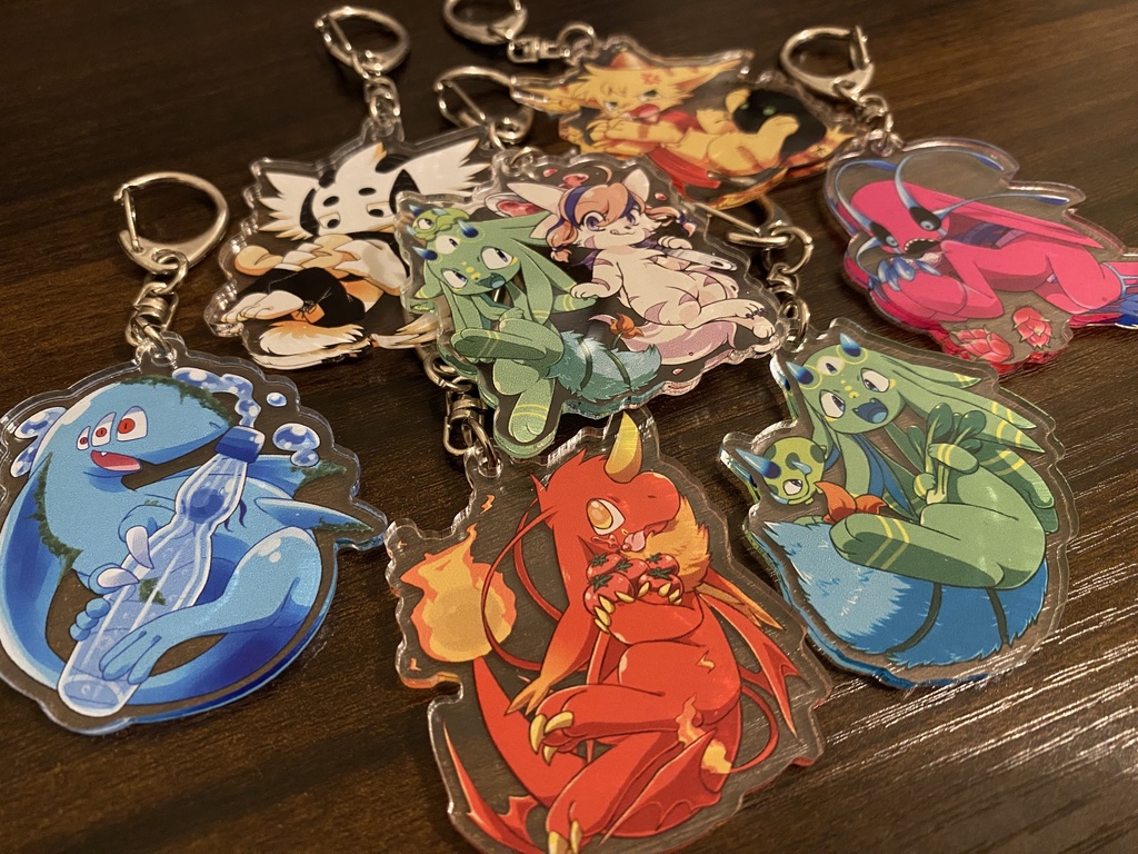 【色彩の國】アクリルキーホルダー