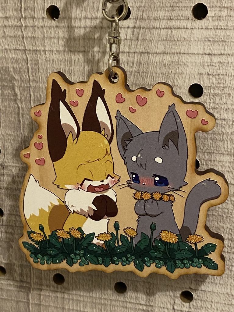 【色彩の國から】ミルのアクリルキーホルダー