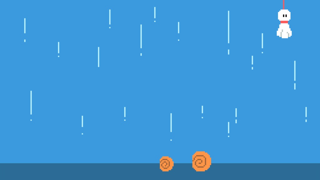 【配信素材】ローディング画面 梅雨ver 15s【ドット絵】