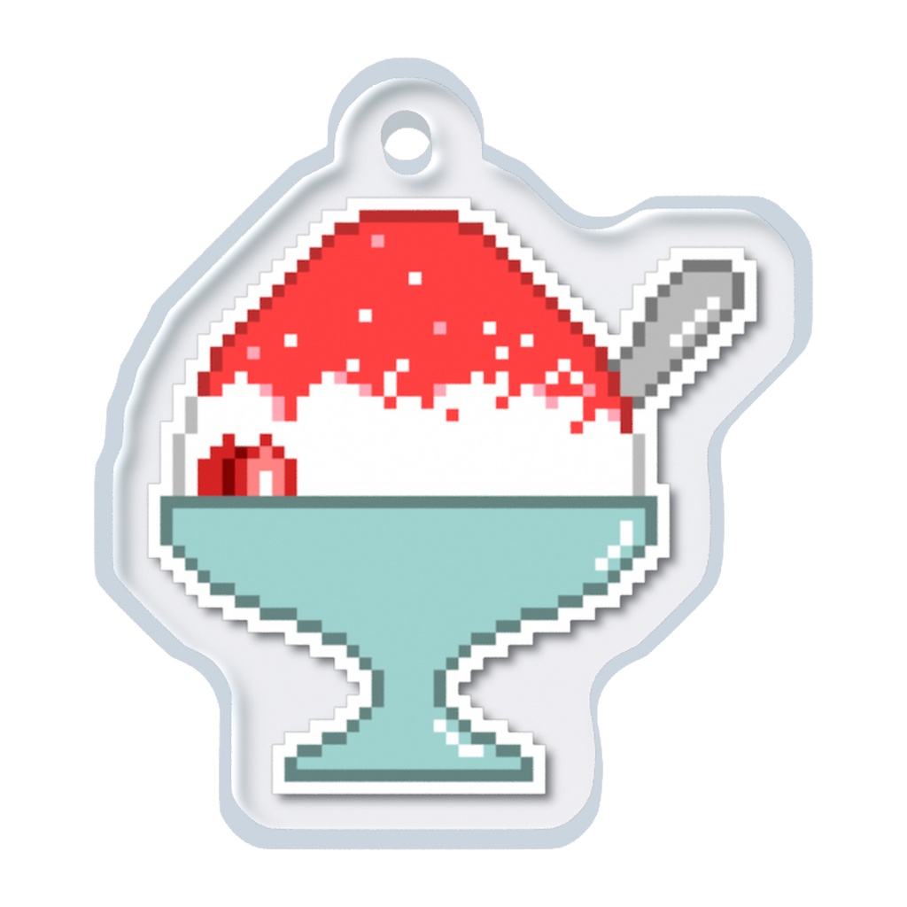ドットかき氷めじるしチャーム(全7種)