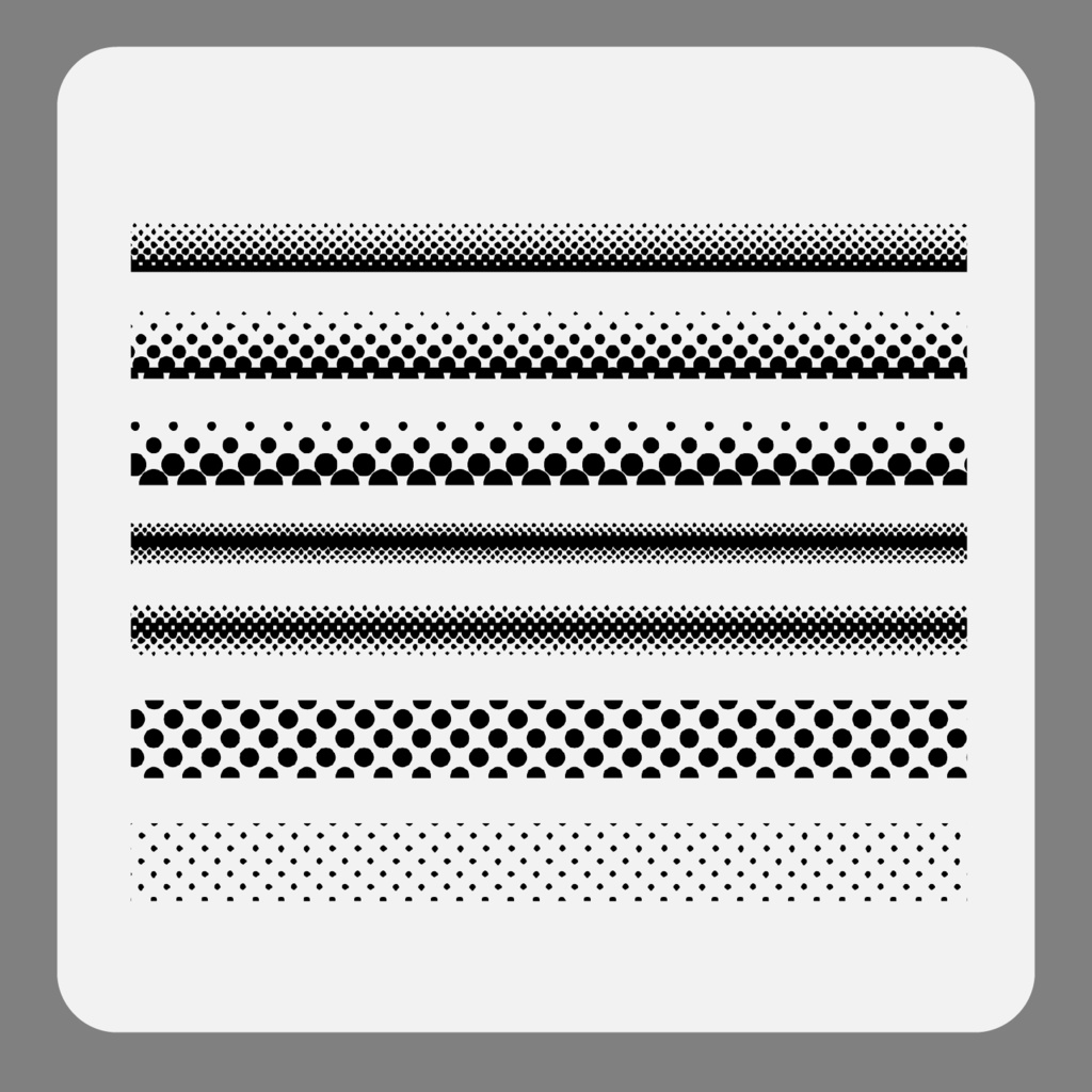 【無料】ハーフトーン【装飾素材】