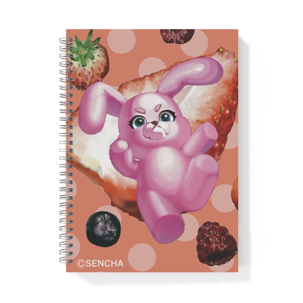 煎茶うさぎのリングノート