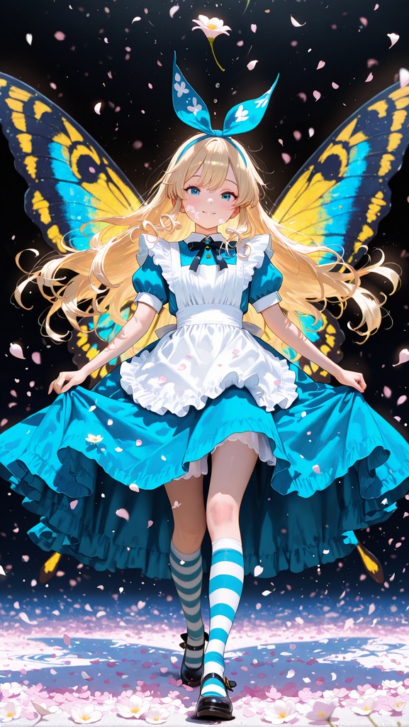 アリス　蝶　100枚セットです