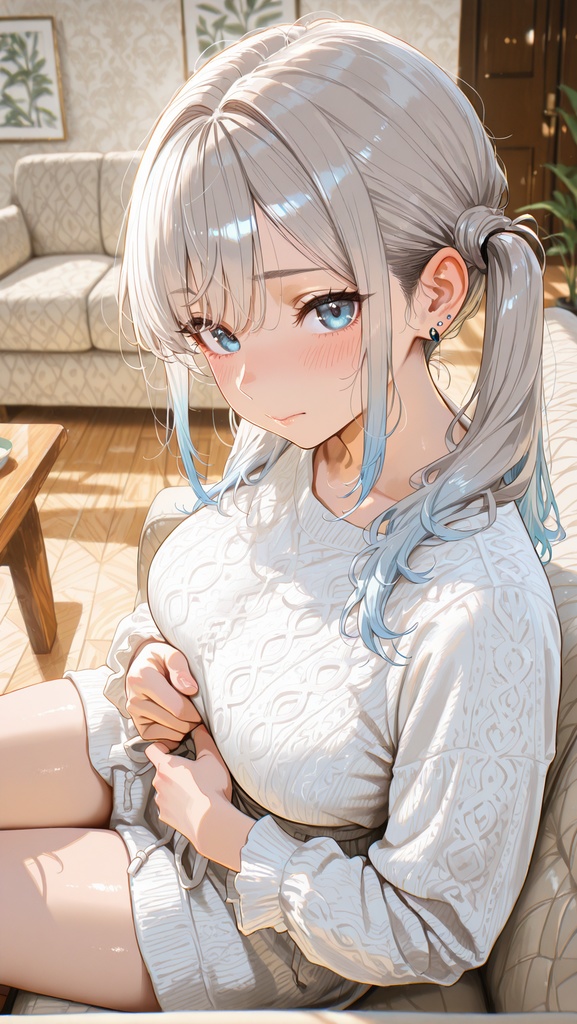 しんなさん　自宅でのピンナップ撮影