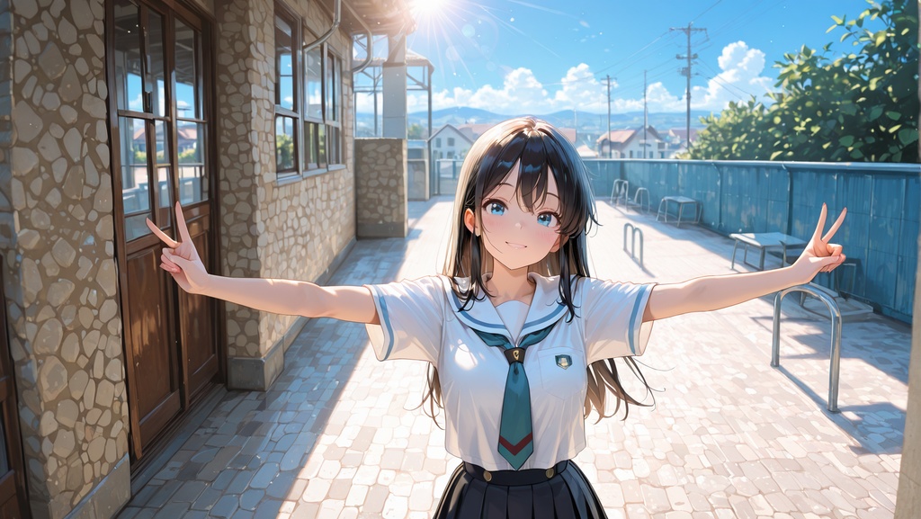 初夏の屋上、写すかい？　55枚セット