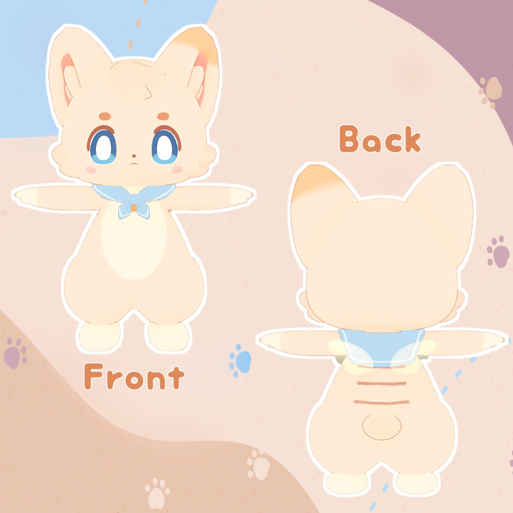 【オリジナル3Dアバター】こはる - Coharu - 【Quest,VRM対応】