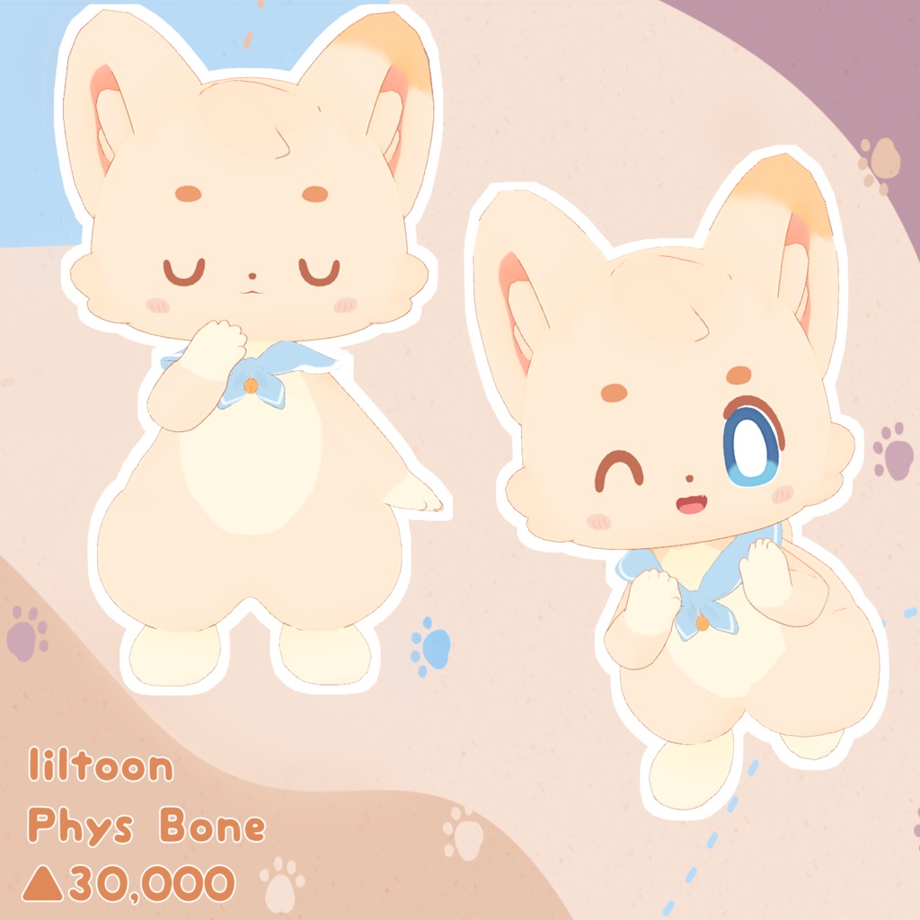 【オリジナル3Dアバター】こはる - Coharu - 【Quest,VRM対応】