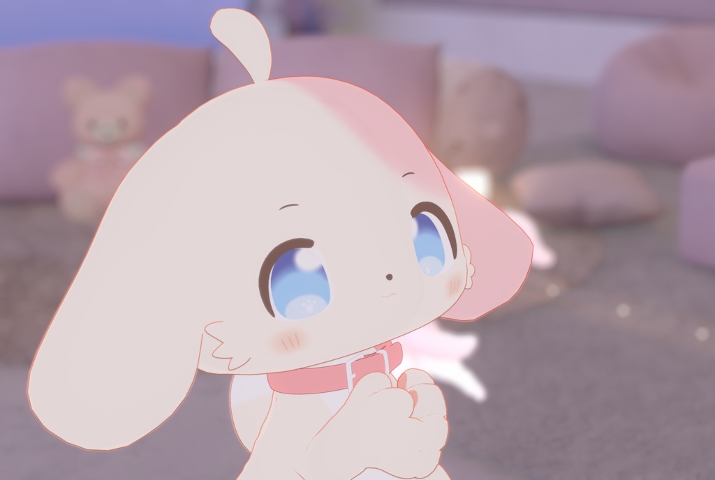 らて - Latte - オリジナル3Dモデル Quest,VRM対応