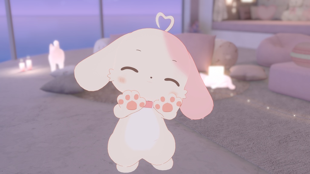 らて - Latte - オリジナル3Dモデル Quest,VRM対応