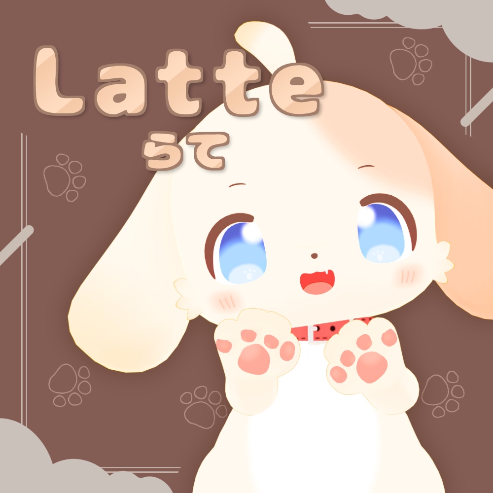 らて - Latte - オリジナル3Dモデル Quest,VRM対応
