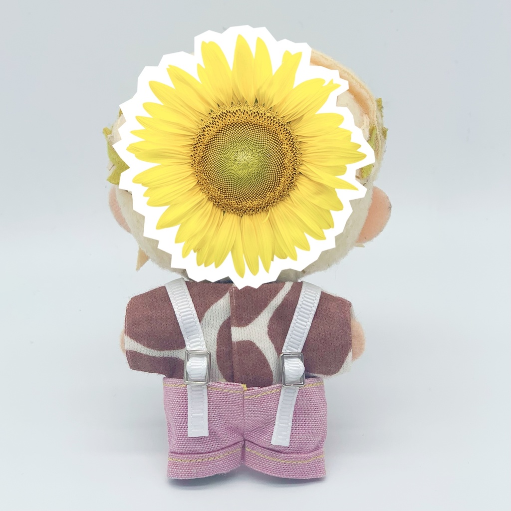 【10cmぬいサイズ】春色のサロペットセット