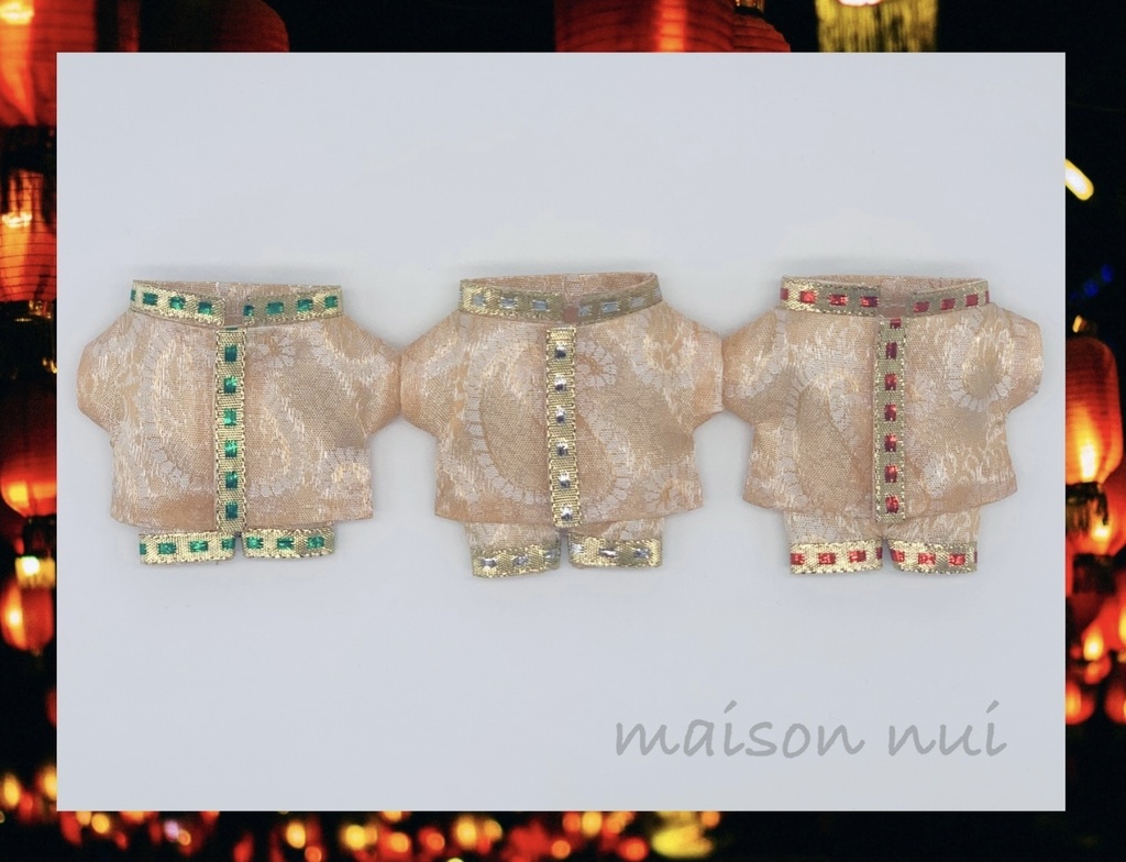 【10cmぬいサイズ】民族衣装っぽいセット