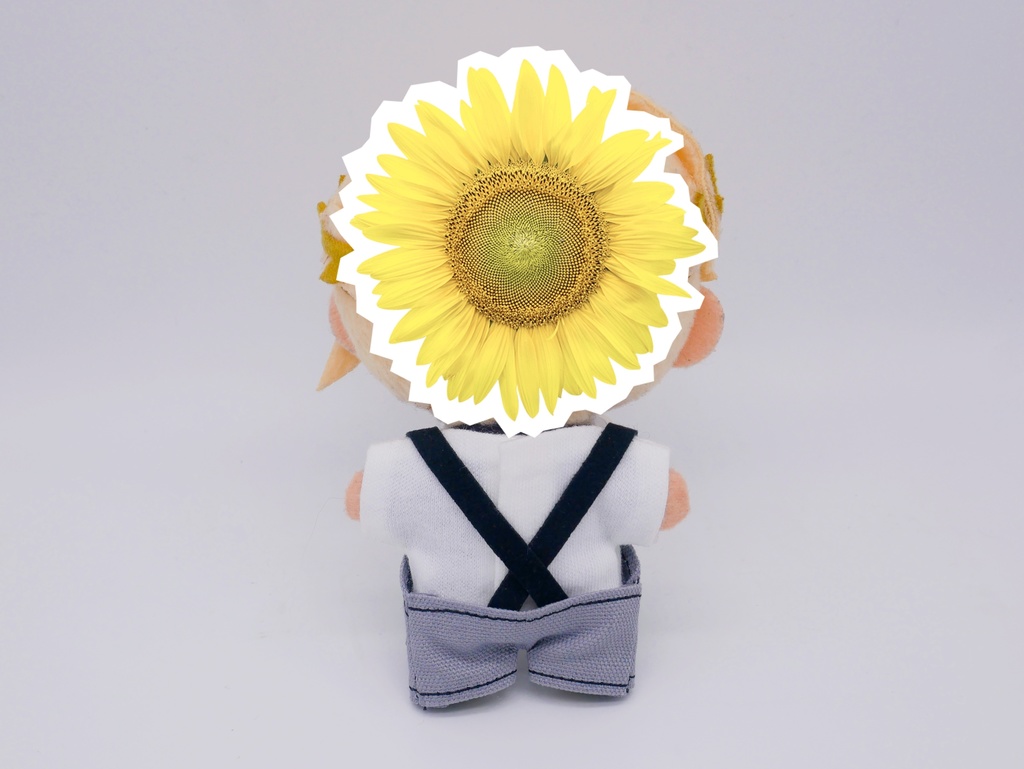 【10cmぬいサイズ】バックル肩ひものサロペットセット