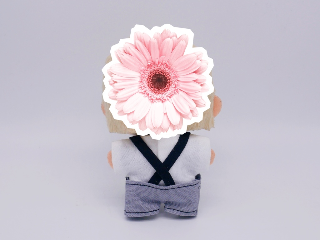 【10cmぬいサイズ】バックル肩ひものサロペットセット