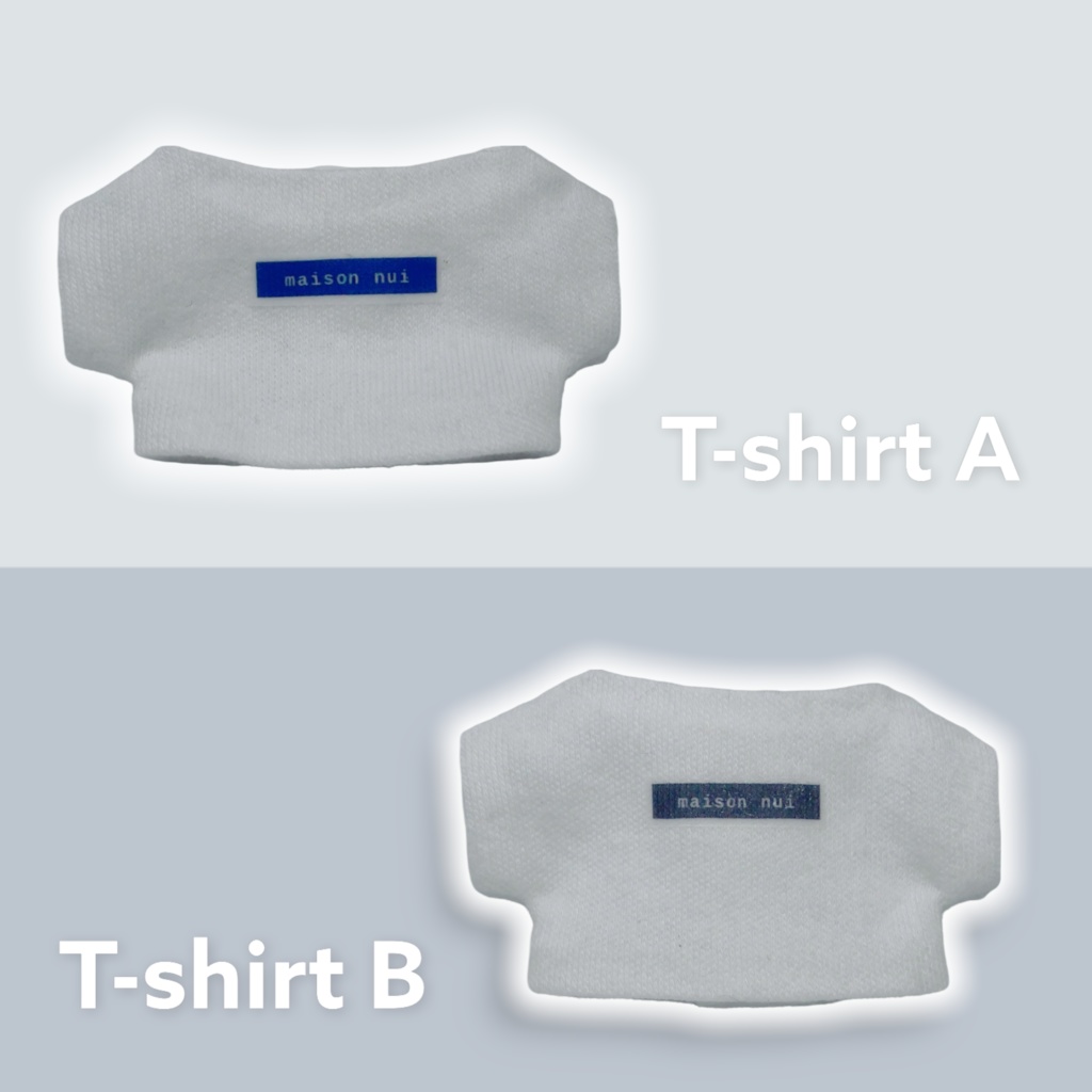 【10cmぬいサイズ】デニムジャケット&Tシャツ セット