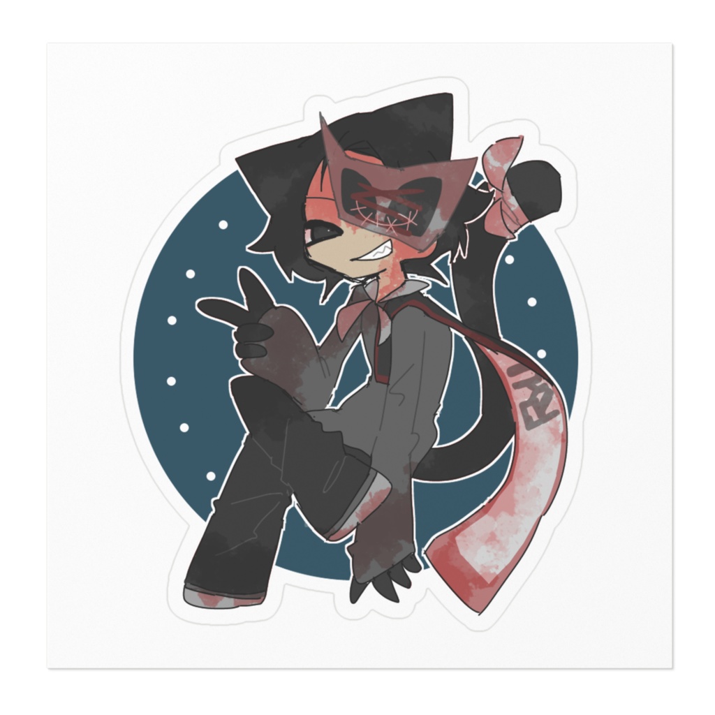 まろびステッカー